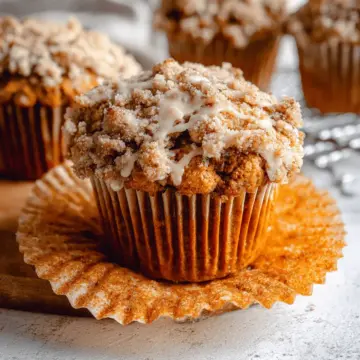 Pumpkin Cinnamon Streusel Muffins