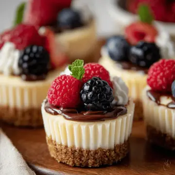 Mini Cheesecakes (in a Standard Muffin Pan)