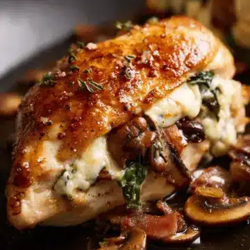 Mushroom-Stuffed Chicken Breast