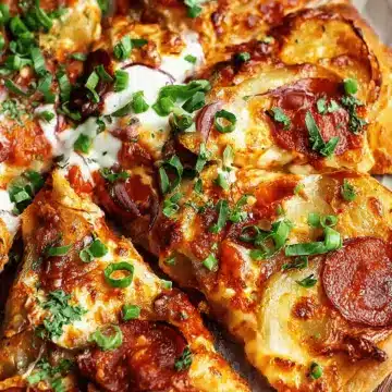 Spicy Perogy Pizza