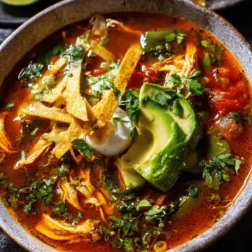Poblano Chicken Tortilla Soup