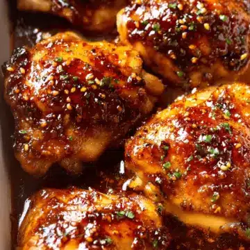 Honey Garlic Chicken Thighs