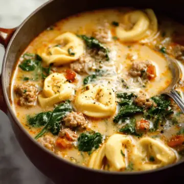 Sausage Tortellini Soup