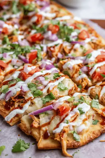 BBQ Ranch Chicken Flatbread
