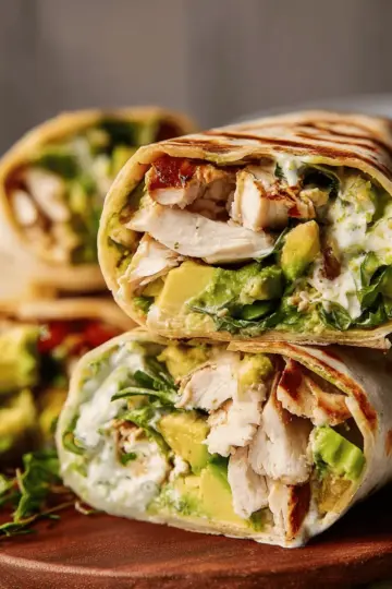 Chicken Avocado Wraps