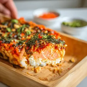Salmon Sushi Bake