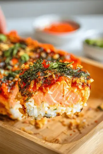 Salmon Sushi Bake