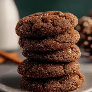 Chewy Chocolate Gingerbread Cookies