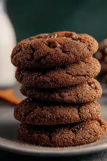 Chewy Chocolate Gingerbread Cookies