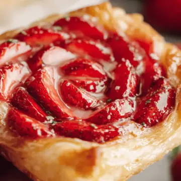 Easy Strawberry Danish