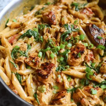 One Pot Creamy Cajun Chicken Pasta