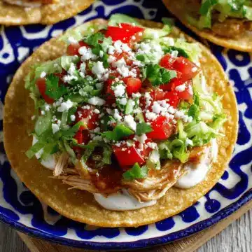 Rotisserie Chicken Tostadas