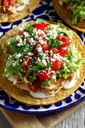 Rotisserie Chicken Tostadas
