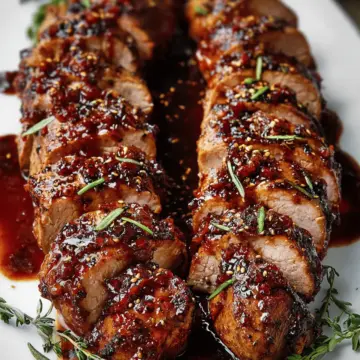 Honey Garlic Pork Tenderloin