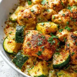 Easy Baked Chicken and Zucchini Recipe