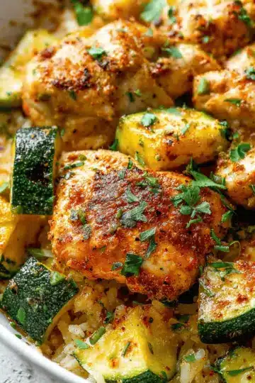 Easy Baked Chicken and Zucchini Recipe