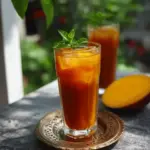 Homemade Mango Iced Tea