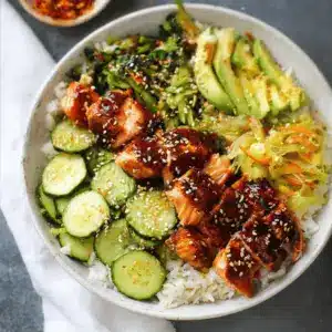 Teriyaki Salmon Bowls