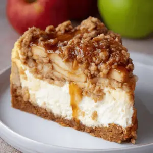 Apple Crumble Cheesecake