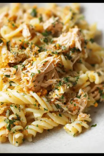 Canned Salmon Pasta