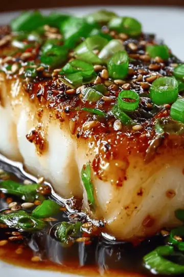 Ginger Soy Glazed Cod Recipe