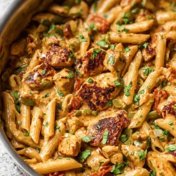 One Pot Creamy Cajun Chicken Pasta