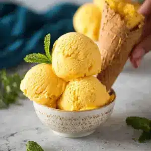 Homemade Mango Ice Cream Recipe