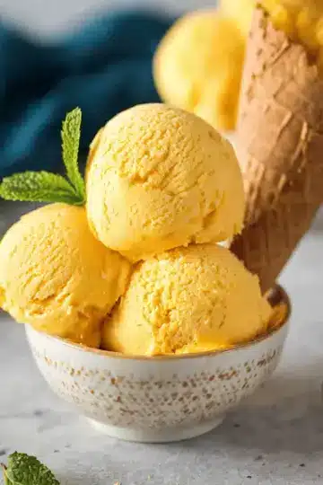 Homemade Mango Ice Cream Recipe