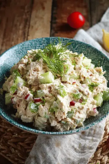 High Protein Cottage Cheese Tuna Salad