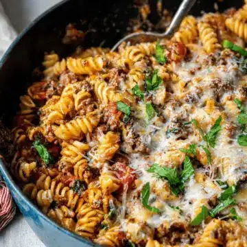 Ground Beef Pasta Skillet