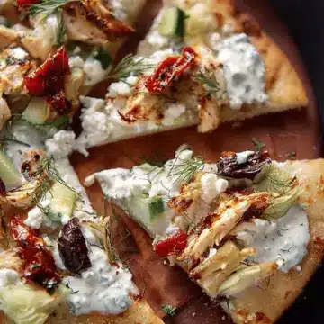Chicken Tzatziki Pizza
