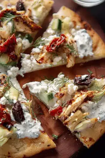 Chicken Tzatziki Pizza