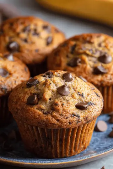 Banana Chocolate Chip Muffins