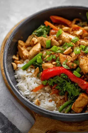 Thai Peanut Chicken Stir Fry
