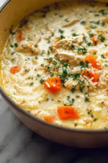 Creamy Chicken and Rice Soup