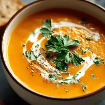 Easy Butternut Squash and Sweet Potato Soup