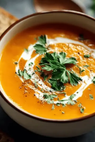 Easy Butternut Squash and Sweet Potato Soup