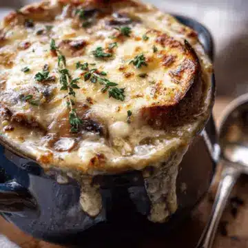 Creamy French Onion and Mushroom Soup