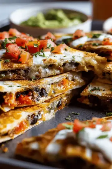 Loaded Sheet Pan Quesadillas