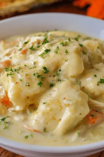 Copycat Cracker Barrel Chicken and Dumplings
