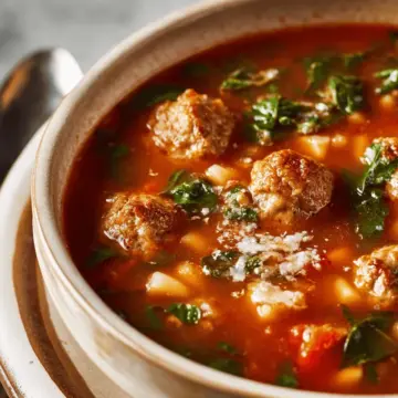 Easy, Supremely-Satisfying Sausage Meatball Soup