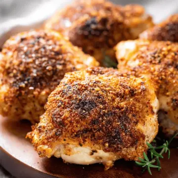 Crispy Baked Chicken Thighs