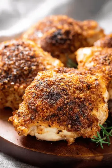 Crispy Baked Chicken Thighs