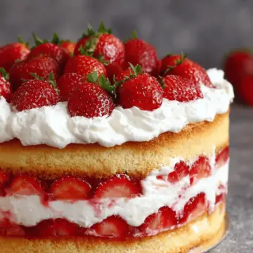 Strawberry Shortcake Cake