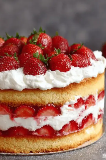 Strawberry Shortcake Cake