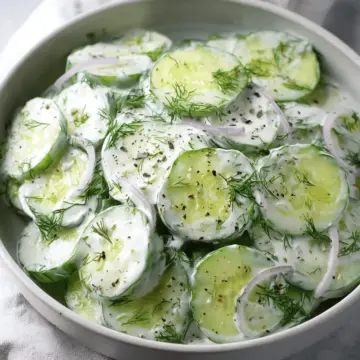 Creamy Cucumber Salad