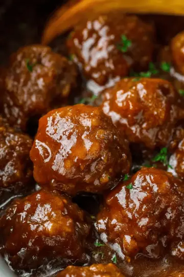 Slow Cooker Salisbury Steak Meatballs