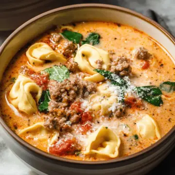 Italian Sausage Tortellini Soup