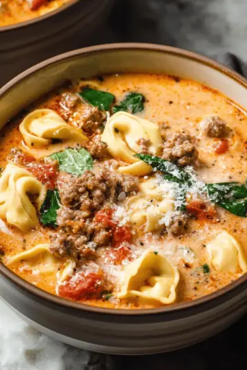 Italian Sausage Tortellini Soup