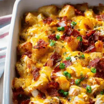 Loaded Chicken and Potato Casserole